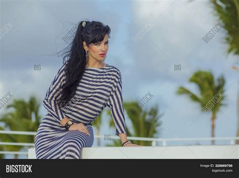 Sexy Latina Long Black Image And Photo Free Trial Bigstock
