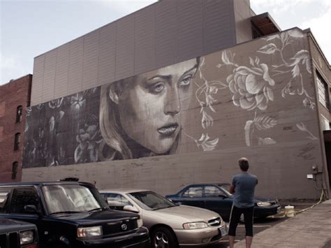 RONE New Mural In Portland USA StreetArtNews