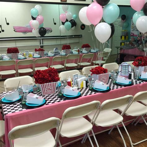 Grease is one of the all time popular movies/musicals and there is so much fun music in it! 1950's Sock Hop Birthday Party Ideas | Photo 2 of 20 ...