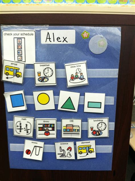 The Autism Classroom Project Visual Schedules