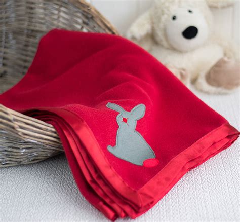 Cuddly Fleece Baby Blanket With Rabbit By Isabee