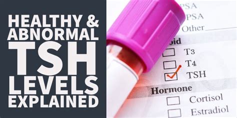 Normal Tsh Levels Healthy Levels Vs Abnormal Levels And More