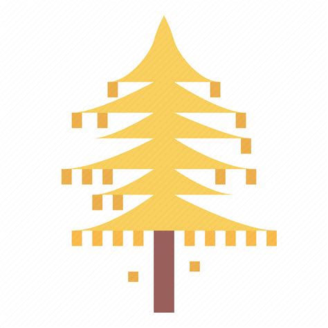 Botanical Ecology Larch Tree Icon Download On Iconfinder
