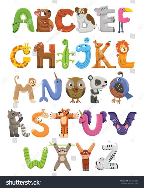 Animal Name From A To Z Alphabet