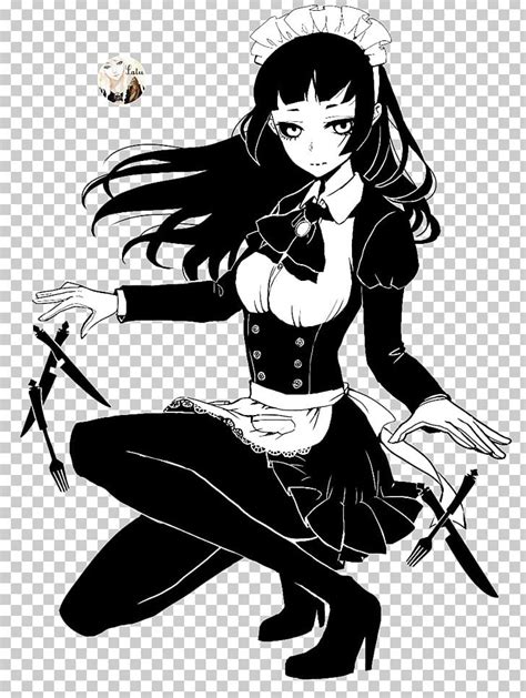 Black And White Mangaka Drawing Anime Png Clipart Anime Girl Anime