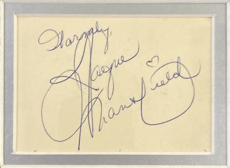 Lot 166 - JAYNE MANSFIELD - (1933 - 1967) SIGNED