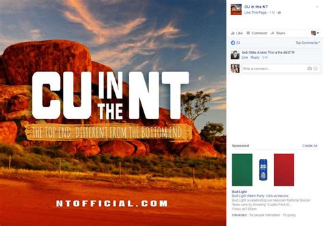 Cu In The Nt Australian Marketing Campaign For Northern Territory