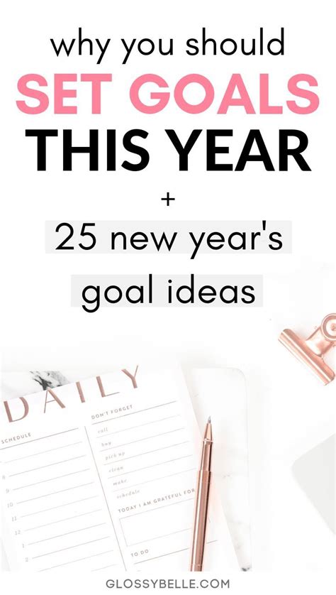25 New Years Goal Ideas For 2020 Why Should You Set Goals This Year