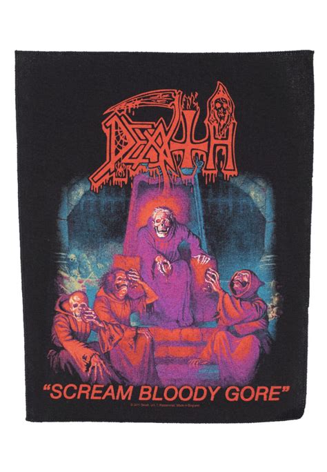 Death Scream Bloody Gore Backpatch Impericon At