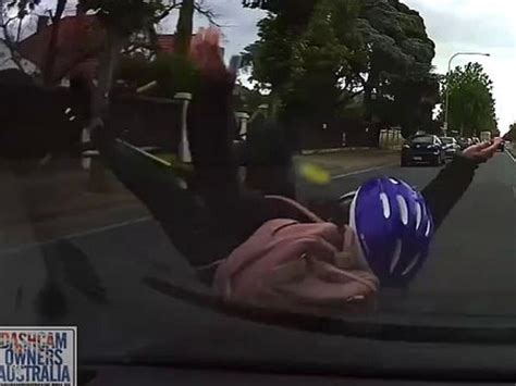 Dashcam Footage Shows Driver Hitting Young Cyclist Herald Sun
