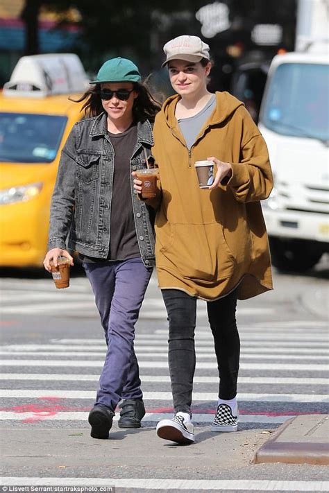 The spouses posed in a black and white photo that showed them ellen page says she was warned about her sexuality, was told not to let anyone know she was gay. Ellen Page gets cozy with Emma Portner in NYC before Emmys ...