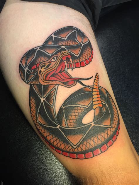 Sailor Jerry Snake Done At Forever Tattoo In Asheville Nc Snake