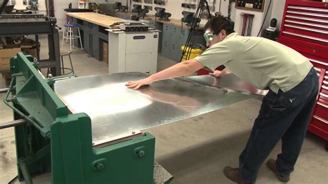 Placing Sheet Metal On A Jump Shear Youtube