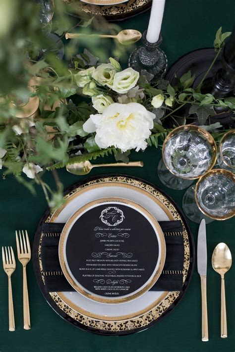 Emerald Green And Black Wedding Theme Jonie Yeager