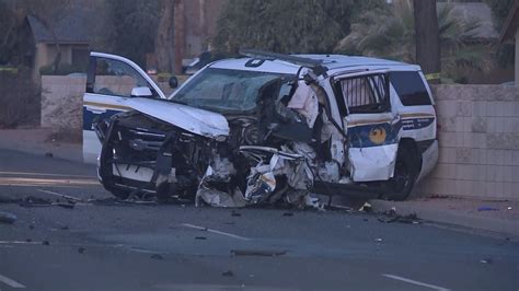 Officer Injured In Apparent Wrong Way Crash In Phoenix