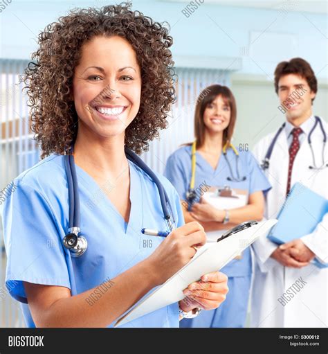 Doctor Nurses Image Photo Free Trial Bigstock