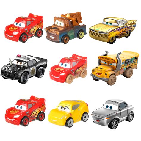 のでご Disney and Pixar Cars On The Road Toys Playset with Toy Cars and Light U
