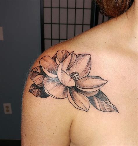 Magnolia Flower Tattoo By Siobhan Alexander Magnolia Tattoo Flower