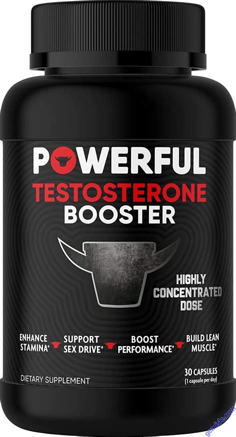 Powerful Foods Testosterone Booster Gluten Free 30 Capsules