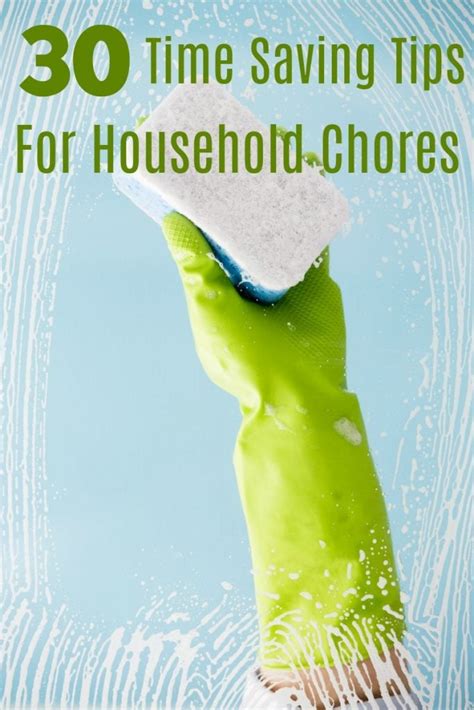 30 Time Saving Tips For Household Chores All Things Mamma