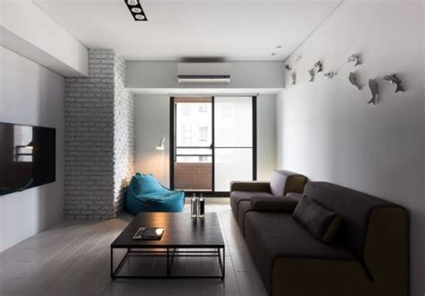 Ingeniously Sparse Apartment In Taichung Taiwan Modern Apartment