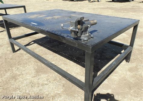 ✔ free shipping ✔ cash on delivery ✔ best offers Steel shop table in Sublette, KS | Item DI9692 sold | Purple Wave