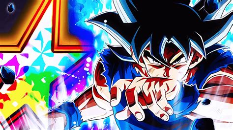 Global First Lr Ultra Instinct Goku Is Busted 100 Rainbow Star Ui