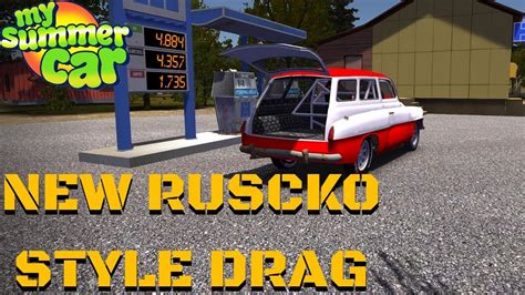 New Ruscko Style Drag New Car Skin My Summer Car 123 Mod Radex Msc Pl