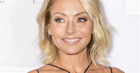 Kelly Ripa Addresses Near Wardrobe Malfunction In Slit Dress