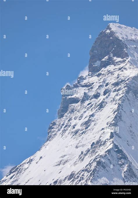 Matterhorn Switzerland Zermatt Stock Photo Alamy