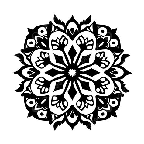 Get Creative With Black And White Mandala Patterns Perfect For Any