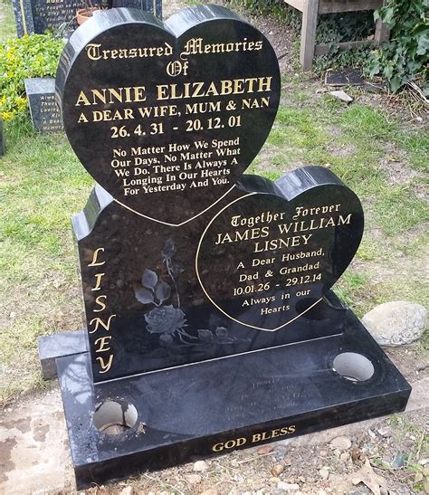 Headstone Wording And Letters In Barkingside Cemetery Leverton Brothers