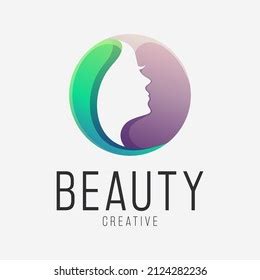 Elegance Beauty Woman Face Logo Design Stock Vector Royalty Free