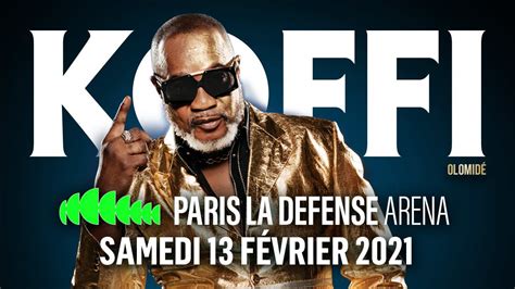 Koffi Olomidé En Concert à Paris La Défense Arena Annulé