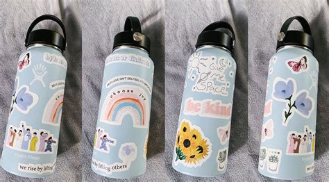 *ﾟhydroflask with redbubble stickers *ﾟ | Hydroflask, Flask, Bottle