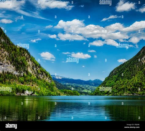 Hallstatter See Mountain Lake In Austria Stock Photo Alamy