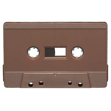C15 Brown Blank Audio Cassette Tapes Retro Style Media