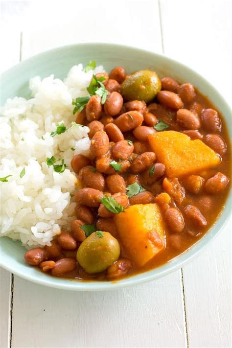 This can be added to beans, rice, soups, stews, you name it. Flavorful Puerto Rican rice and beans simmered in a sauce ...