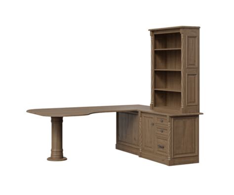Kincaid Pedestal Desk Amish Custom Furniture Williamsburg Va