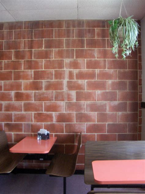 Allow the cleaned areas to dry completely before washing the walls further.1 x research source. Faux Brick Wall Painting Tips | How To Build A House