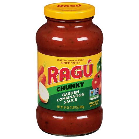 Save On Ragu Chunky Pasta Sauce Garden Combination Order Online