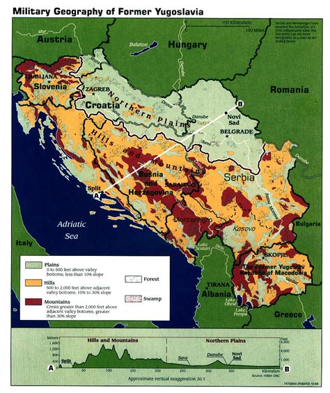 Engreído facil de manejar Estado mapa de yugoslavia grueso Recomendado