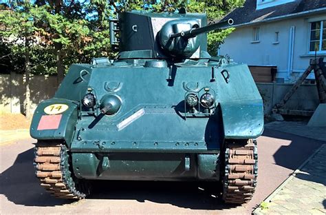 M3a3 Stuart Light Tank Ouistreham Musee Le Grand Bunker D Day Museum