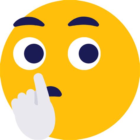Emoji Quiet Shh Silence Icon Free Download