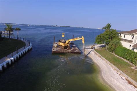 Florida Marine Construction Excavating Entrance Channel To Sanibel