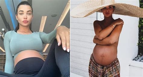 Amy Jackson Flaunts Her Baby Bump In A Topless Pic Baby On Its Way Out Woman S Era