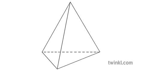 3d Shapes Triangle Based Pyramid General Maths Geometry Triangular