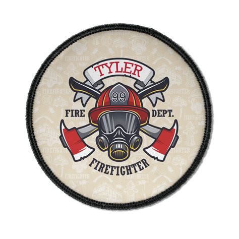 Custom Firefighter Iron On Patches Personalized Youcustomizeit