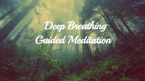 Deep Breathing Guided Meditation For Relaxation Youtube