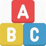 Alphabet Icon Icons Children Education Toy Kindergarden